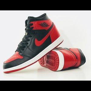 Nike Air Jordan 1 Retro High OG Black/Varsity-Red